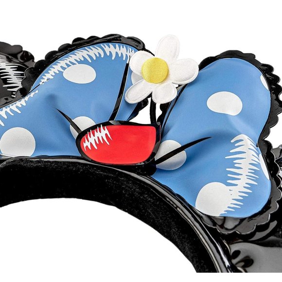 Loungefly Disney Minnie Mouse Balloon Ears With Blue Bow Headband - Picture 6 of 7